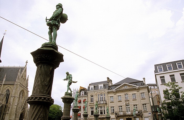 Brüssel Parc du Petit Sablon Notre-Dame du Sablon