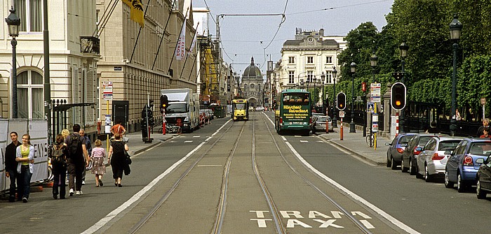 Brüssel Rue Royale (Koningsstraat) Église Royale Sainte-Marie Parc de Bruxelles