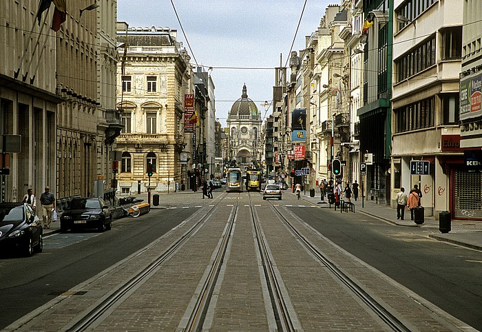 Brüssel Rue Royale (Koningsstraat) Église Royale Sainte-Marie