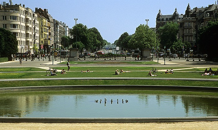 Brüssel Jubelpark (Parc du Cinquantenaire), Avenue de Tervueren Belliard Tunnel