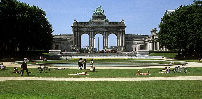 Brüssel Jubelpark (Parc du Cinquantenaire): Triumphbogen