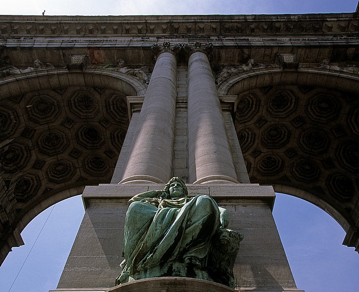 Brüssel Jubelpark (Parc du Cinquantenaire): Triumphbogen