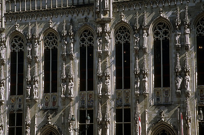 Burgplein: Rathaus (Stadthuis) Brügge