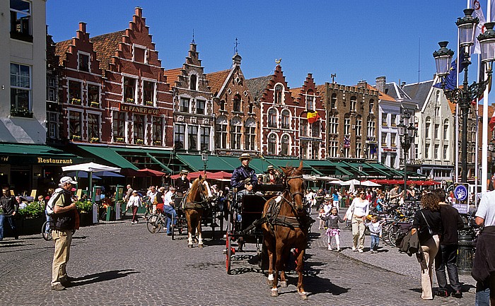 Brügge Marktplatz (Grote Markt): Nordseite