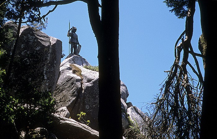 Sintra Parque da Pena: Estatua del Guerrero (Kriegerstatue)