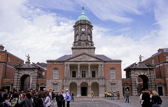 Dublin Castle: Great Courtyard (Upper Castle Yard): Gate of Fortitude, Bedford Tower, Gate of Justice