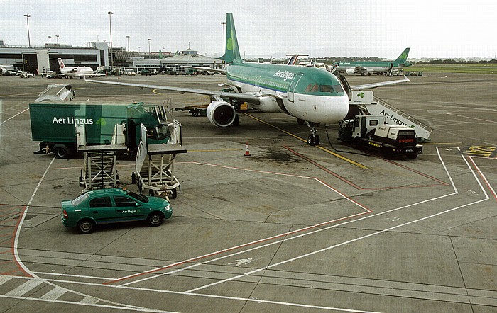 Flughafen Dublin: Flugzeug der Aer Lingus Dublin