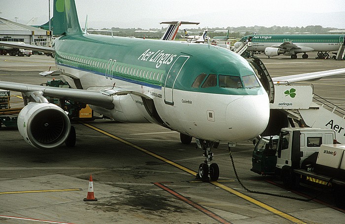 Flughafen Dublin: Flugzeug der Aer Lingus