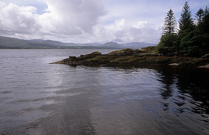 Iveragh Peninsula Blick von Blackwater Bridge: Kenmare Bay (Kenmare River)