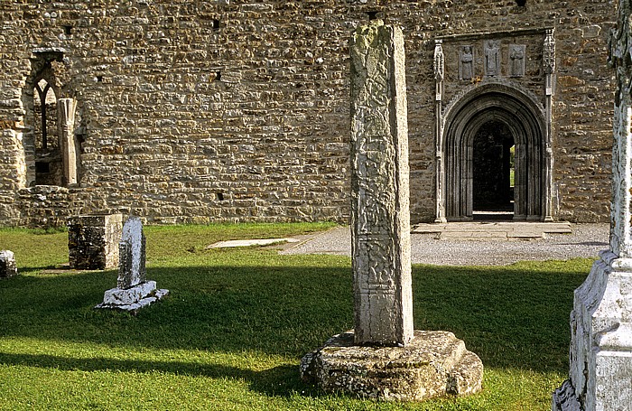 Klosterruine: Nordkreuz Clonmacnoise