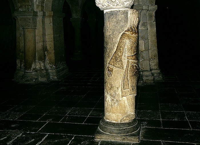 Dom zu Lund (Lunds domkyrka): Krypta mit Jätten Finn (Riese Finn) Lund