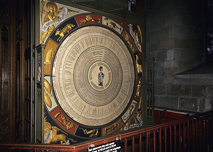 Dom zu Lund (Lunds domkyrka): Astronomische Uhr Horologium mirabile Lundense Lund