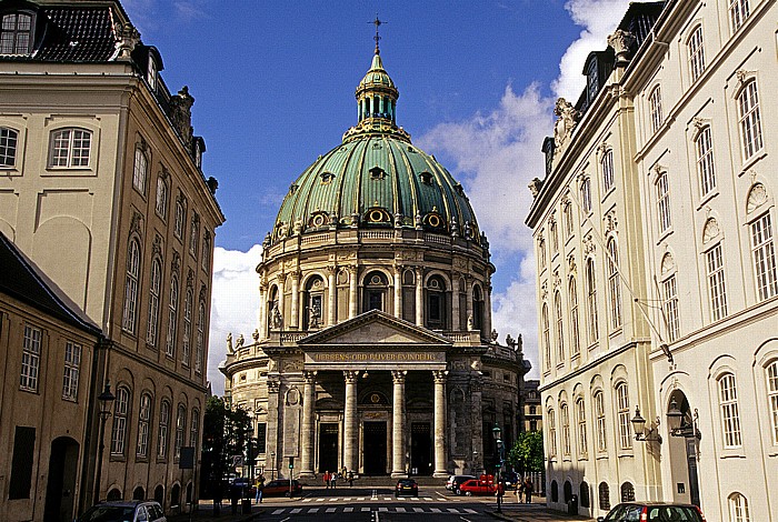 Frederiksgade, Marmorkirche (Frederikskirche / Frederiks Kirken) Kopenhagen