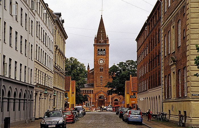Adelgade, St.-Pauls-Kirche (Sankt Pauls Kirke) Kopenhagen