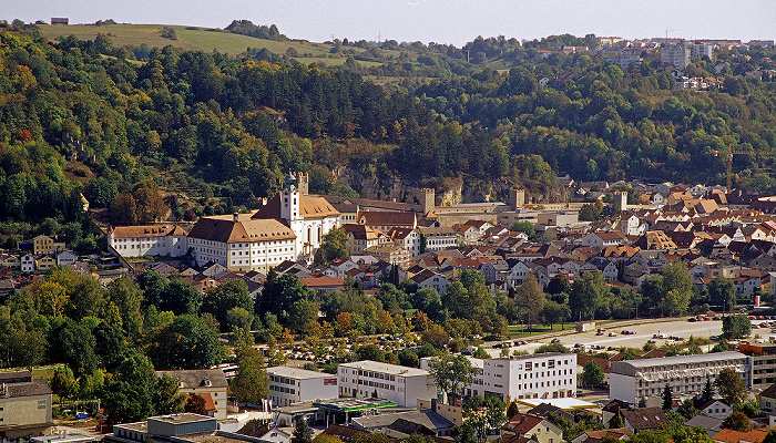 Blick von der Willibaldsburg Eichstätt