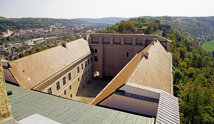 Eichstätt Willibaldsburg: Gemmingenbau und Schildmauer