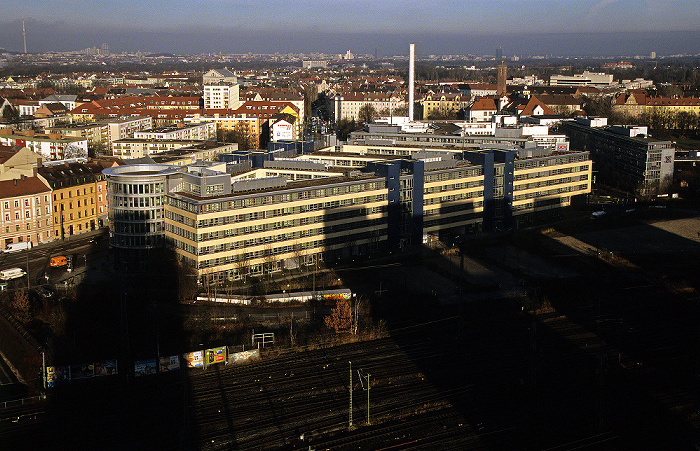 Blick vom Technischen Rathaus: Haidhausen München