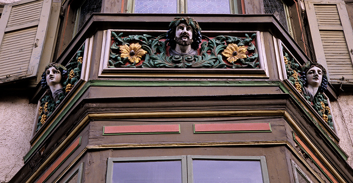 Altstadt: Hochbrücktorstraße: Erker eines Bürgerhauses Rottweil