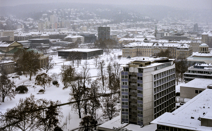 Hauptbahnhof: Blick vom Bahnhofsturm Stuttgart