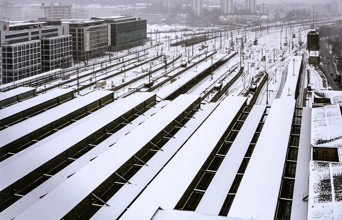 Hauptbahnhof: Blick vom Bahnhofsturm Stuttgart