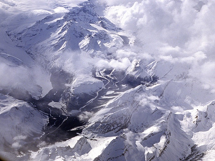 Alberta - Rocky Mountains: Jasper National Park Luftbild aerial photo