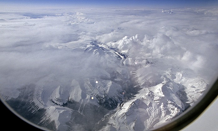 Alberta - Rocky Mountains: Jasper National Park Luftbild aerial photo