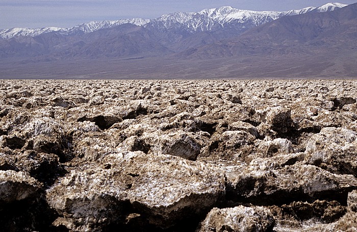 Death Valley National Park Death Valley (Mojave Desert): Devil’s Golf Course Panamint Range Telescope Peak