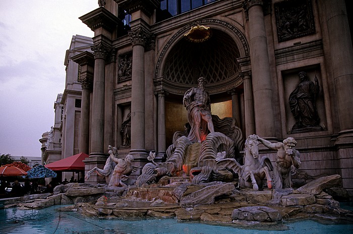 Las Vegas Strip: Caesars Palace: Nachbau des Fontana di Trevi
