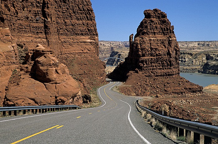 Glen Canyon National Recreation Area Utah State Route 95 Hite Crossing Bridge Lake Powell