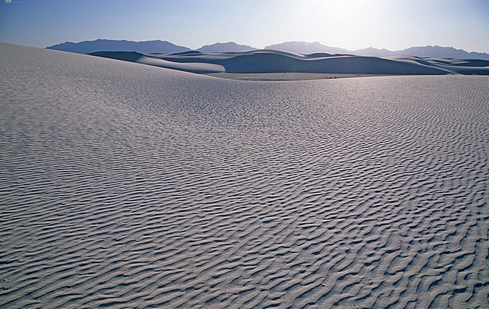 White Sands National Monument Sanddünen