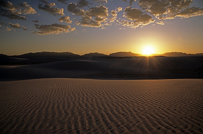 White Sands National Monument Sanddünen