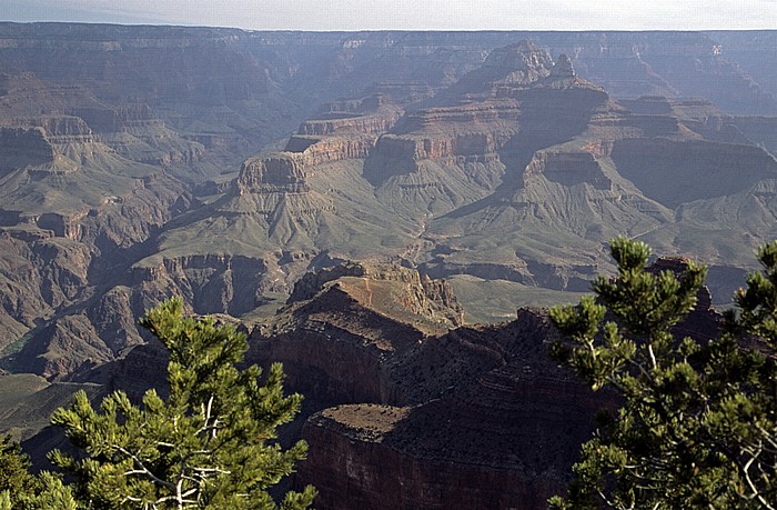 Grand Canyon National Park Blick von der South Rim: Grand Canyon, North Rim Bright Angel Canyon