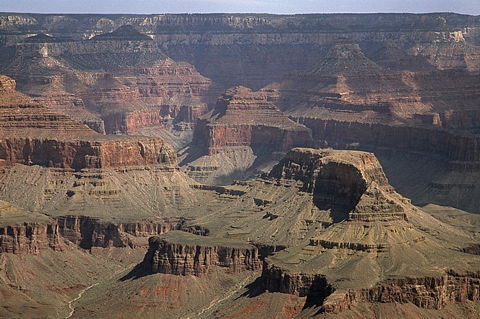 Blick vom Powell Point (South Rim): Grand Canyon, North Rim Grand Canyon National Park