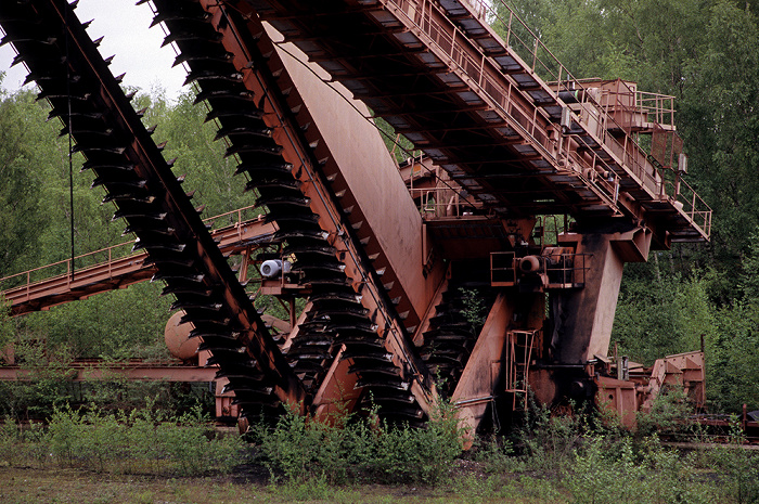 Essen Zeche Zollverein: Fördermaschine der Firma Gustav Schade