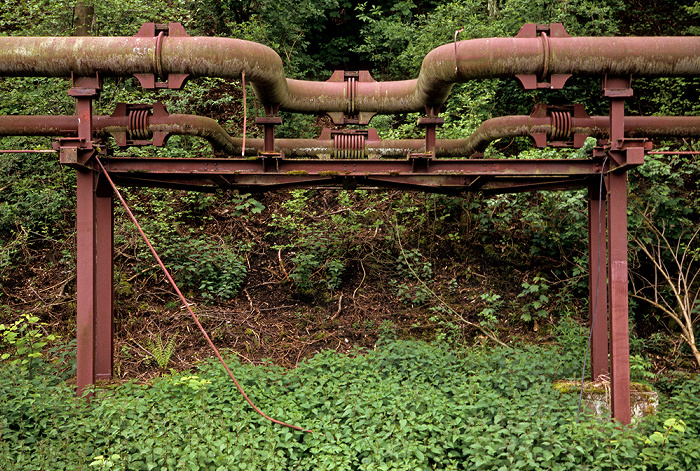 Essen Zeche Zollverein: Rohrleitungen