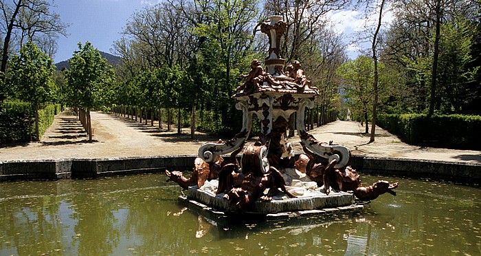 La Granja de San Ildefonso: Palastgarten