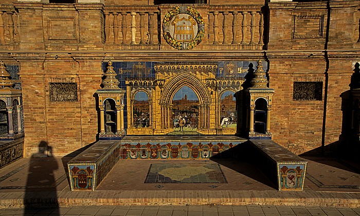 Parque de María Luisa: Plaza de España: Segovia Sevilla