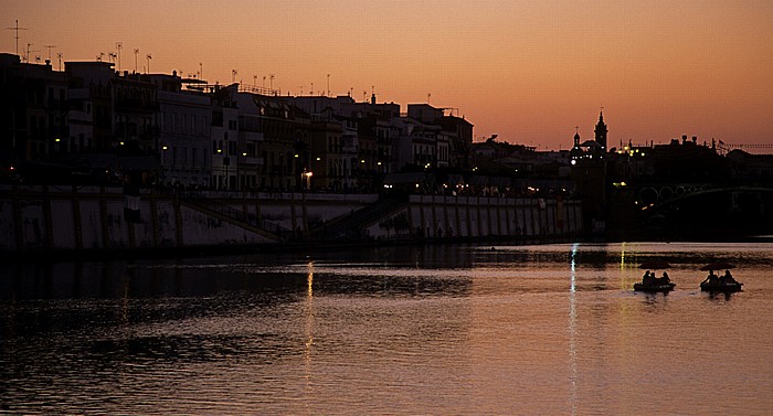 Guadalquivir, Barrio de Triana, Puente de Isabel II Sevilla