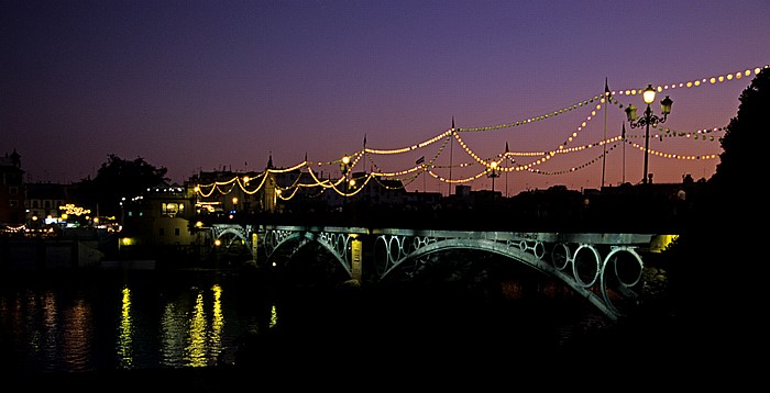 Sevilla Barrio de Triana, Puente de Isabel II über den Guadalquivir