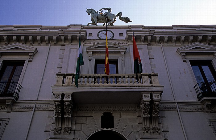 Barrio San Matias-Realejo: Plaza del Carmen: Ayuntamiento (Rathaus) Granada