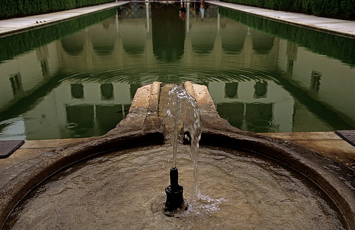 Granada Alhambra: Palacios Nazaríes: Patio de los Arrayanes (Myrtenhof)