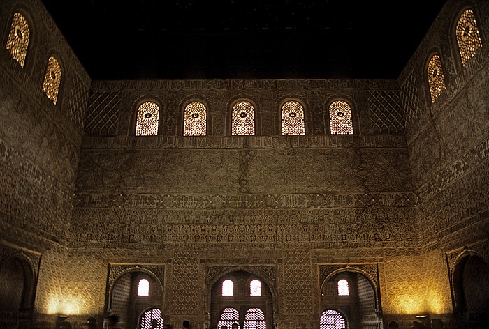 Alhambra: Palacios Nazaríes: Torre de Comares: Botschaftersaal Granada