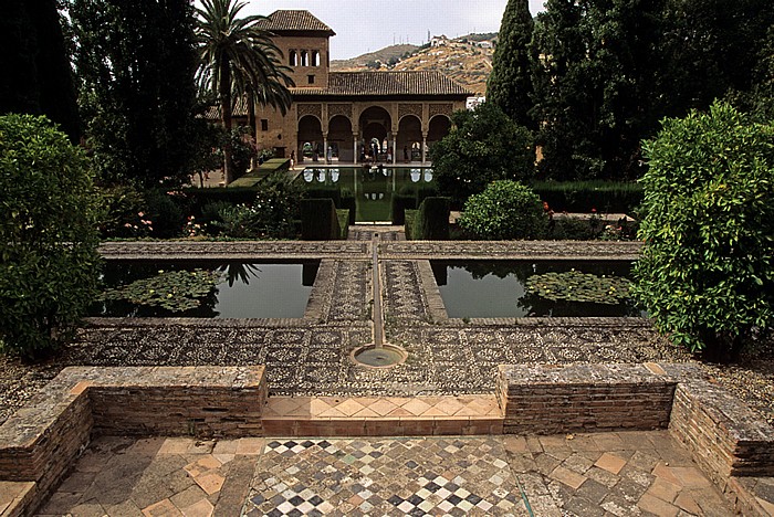 Granada Alhambra: Partal: Gärten