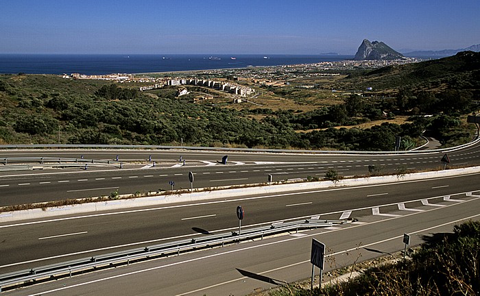 Costa del Sol (Mittelmeer), La Línea de la Concepción, Gibraltar, Bahía de Algeciras (Bay of Gibraltar) San Roque