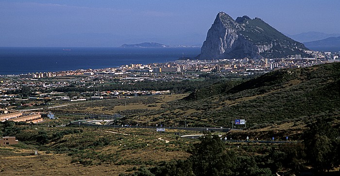 Costa del Sol (Mittelmeer), La Línea de la Concepción, Gibraltar, Bahía de Algeciras (Bay of Gibraltar) San Roque