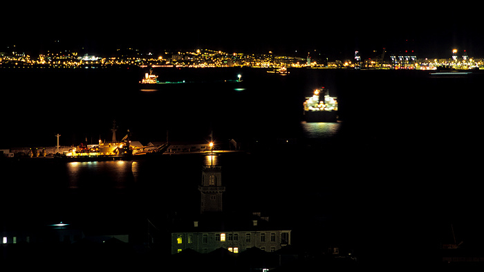 Blick vom The Rock Hotel: Bahía de Algeciras (Bay of Gibraltar)