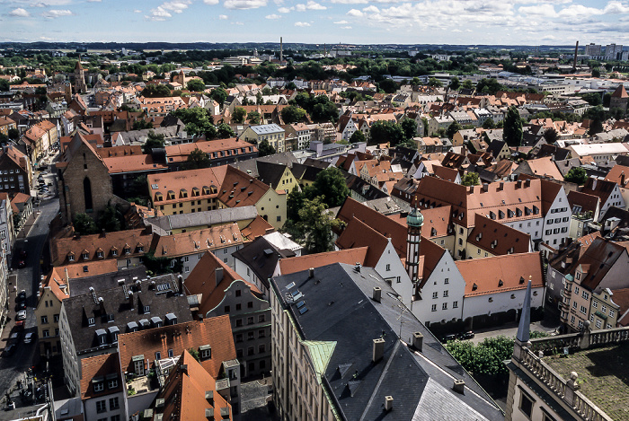 Augsburg Blick vom Turm von St. Peter am Perlach