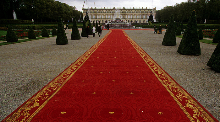 Herreninsel Königsschloss (Neues Schloss): Schlosspark Latonabrunnen Schloss Herrenchiemsee Schlosspark Herrenchiemsee