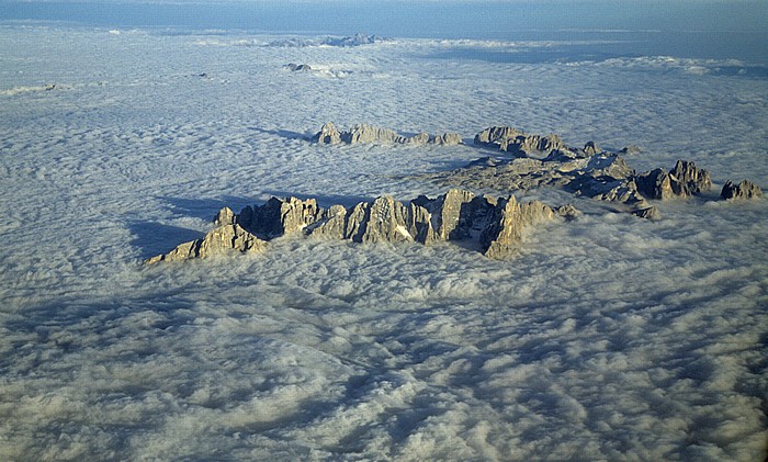 Dolomiten Luftbild aerial photo