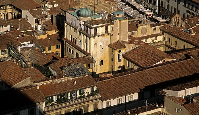 Florenz Blick von der Kuppel des Florentiner Dom (Cattedrale di Santa Maria del Fiore) Quartiere di San Giovanni